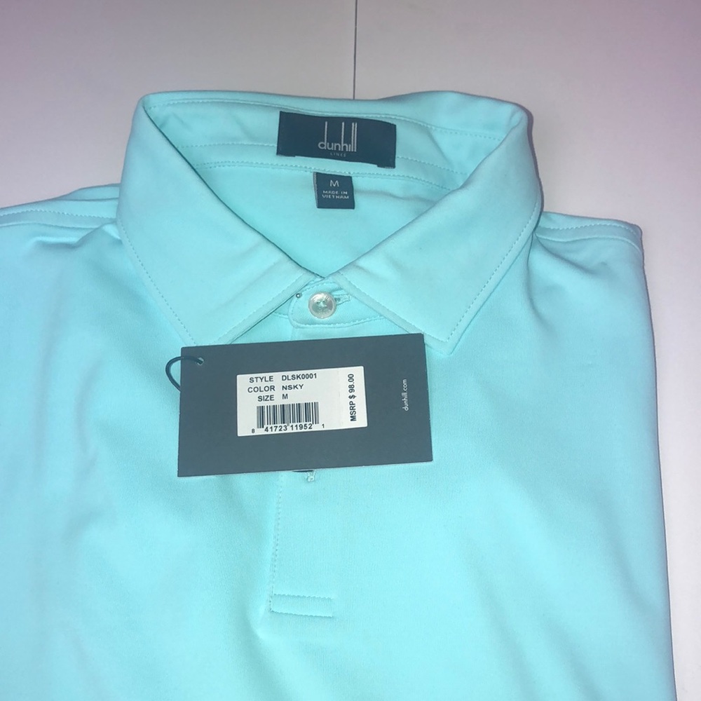 Dunhill Links golf polo NWT